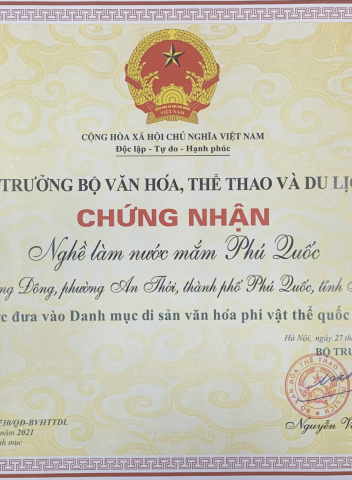 Chứng nhận Làng Nghề