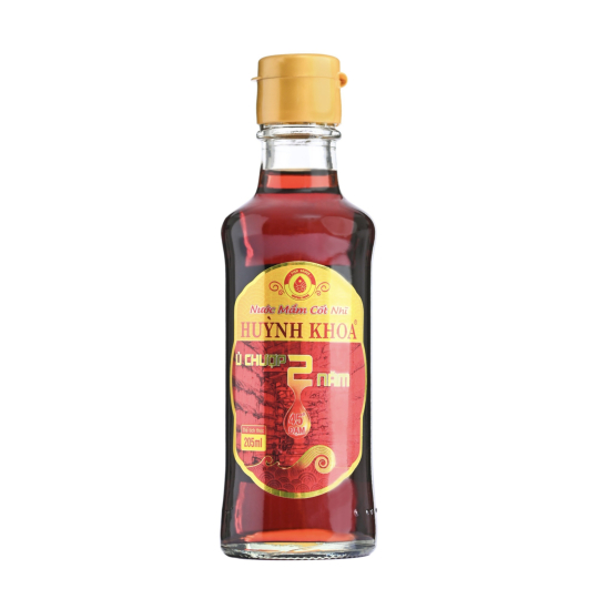 Nước Mắm Truyền Thống Cốt Nhĩ 45 Đạm Cha thuỷ tinh 205ml (Hộp 6 chai)