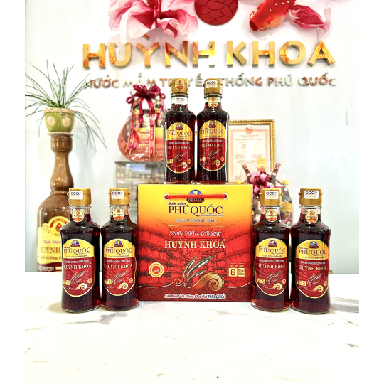 Nước Mắm Truyền Thống Cốt Nhĩ 43 Đạm Chai thuỷ tinh 205ml (Hộp 6 chai)